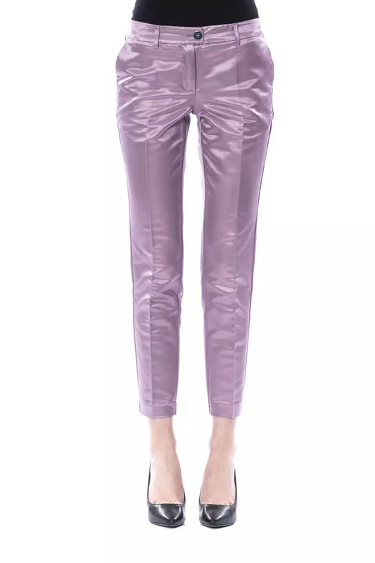 Pantalon pour femme en coton violet de BYBLOS
