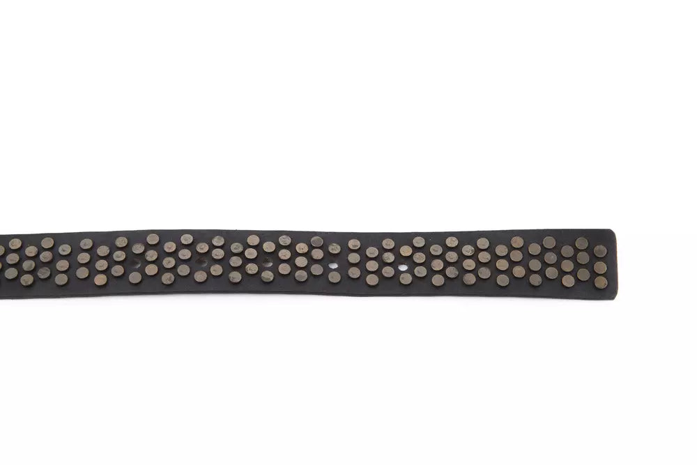 Ceinture Femme BYBLOS en Cuir de Vachette Noir - Artisanat Italien