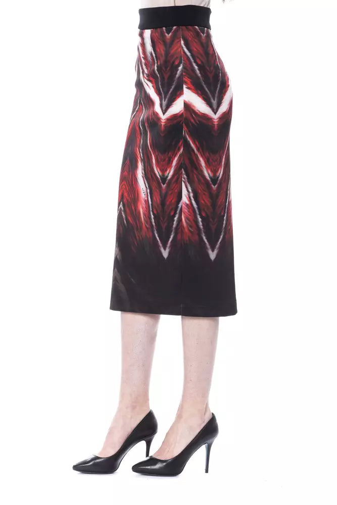 BYBLOS Jupe Crayon Longue Multicolore en Polyester pour Femme
