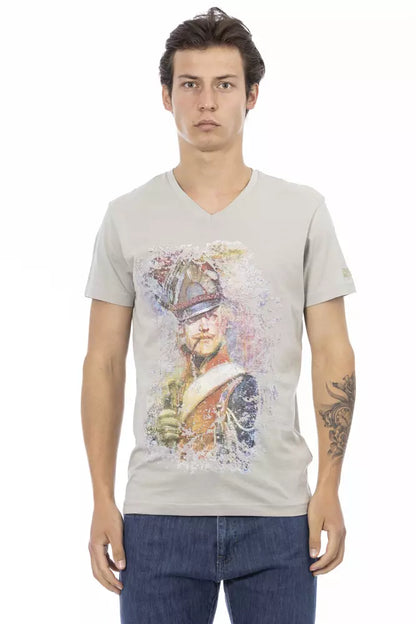 Trussardi Action Grijs Katoenen Heren T-Shirt