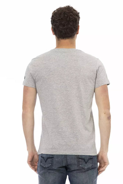 Trussardi Action Grijs Katoenen Heren T-Shirt