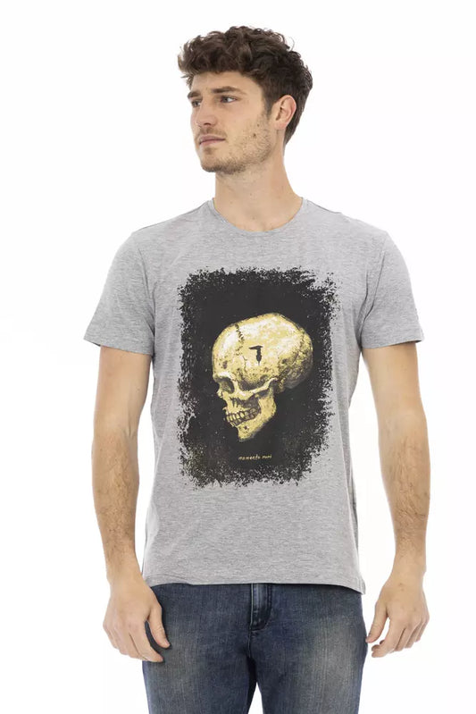 Trussardi Action Grijs Katoenen Heren T-Shirt