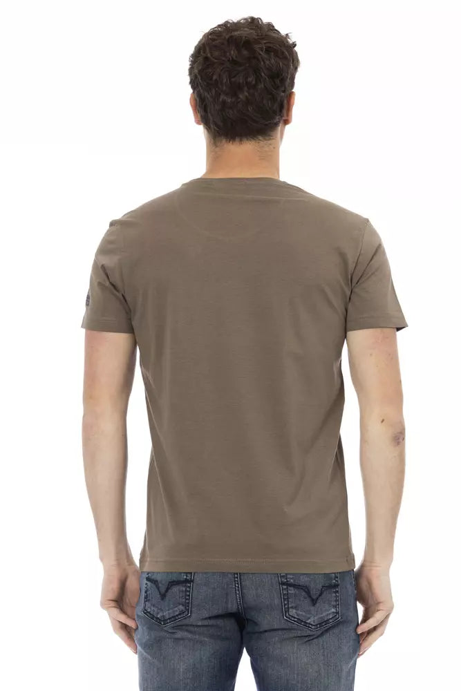 Trussardi Action Bruin Katoenen Heren T-Shirt