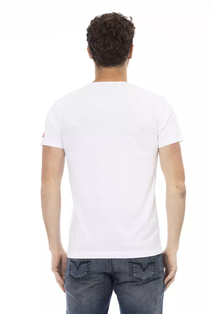 Trussardi Action wit katoenen heren T-shirt