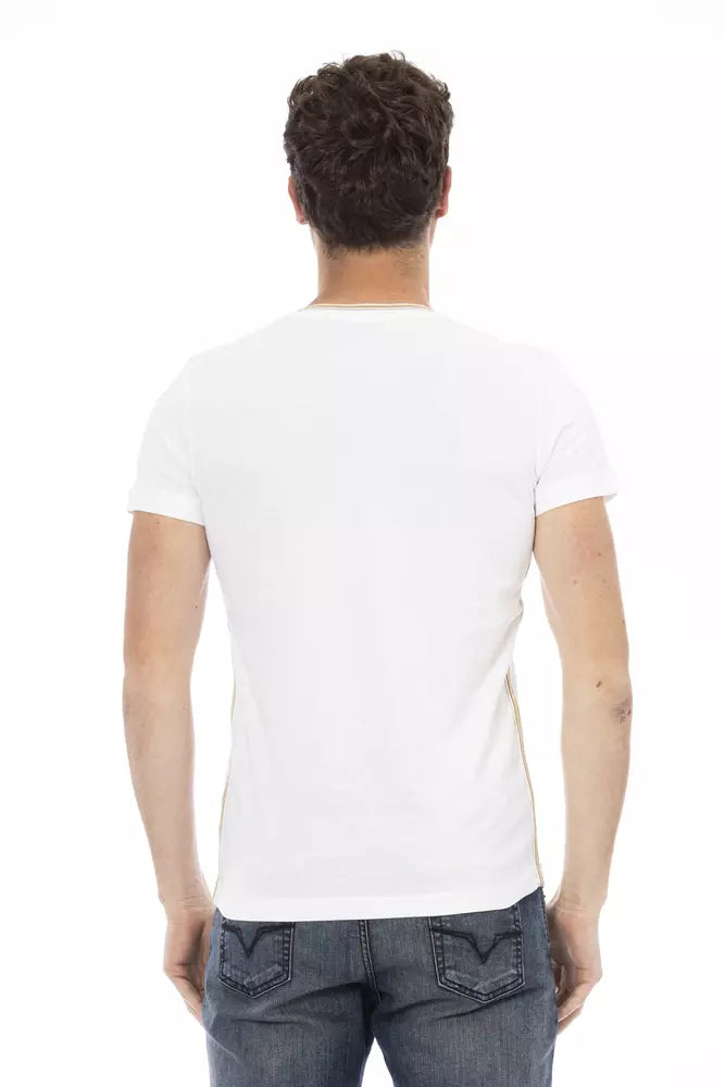 Trussardi Action wit katoenen heren T-shirt