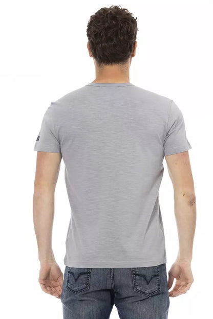 Trussardi Action Grijs Katoenen Heren T-Shirt