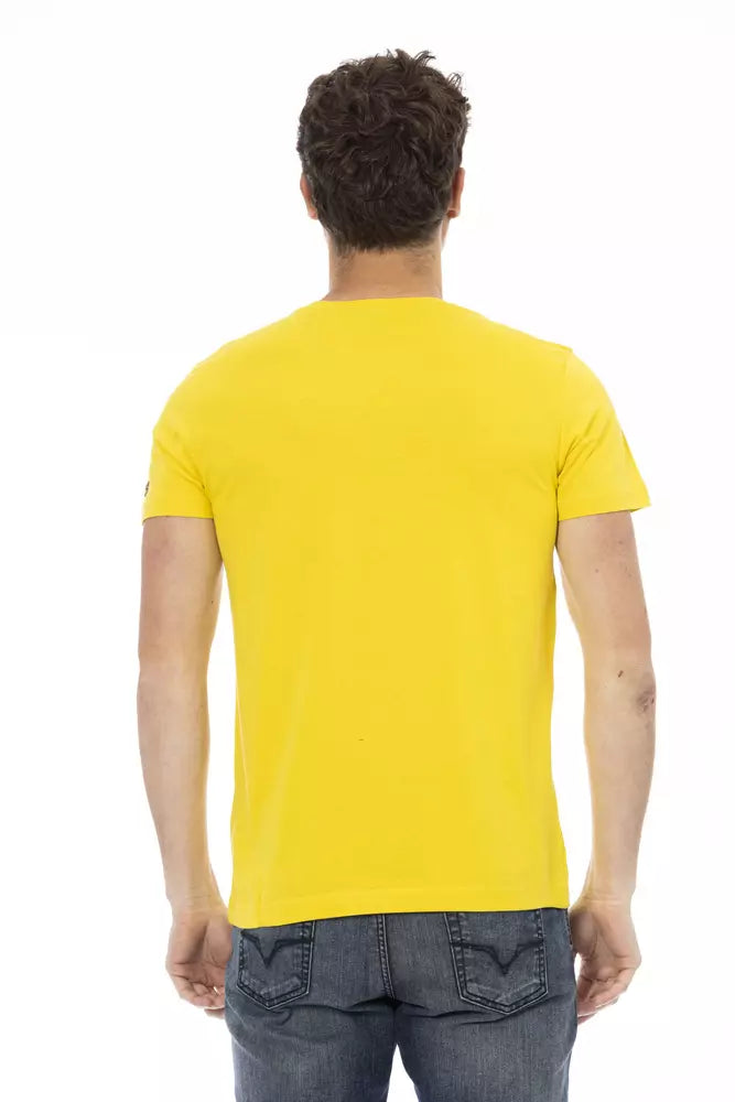 Trussardi Action Geel Katoenen Heren T-Shirt