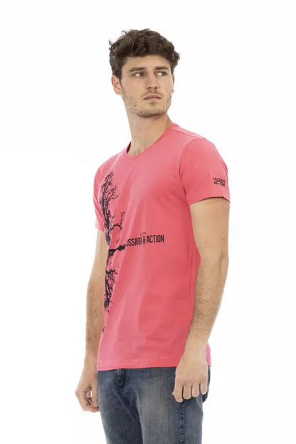 T-shirt homme en coton multicolore Trussardi Action
