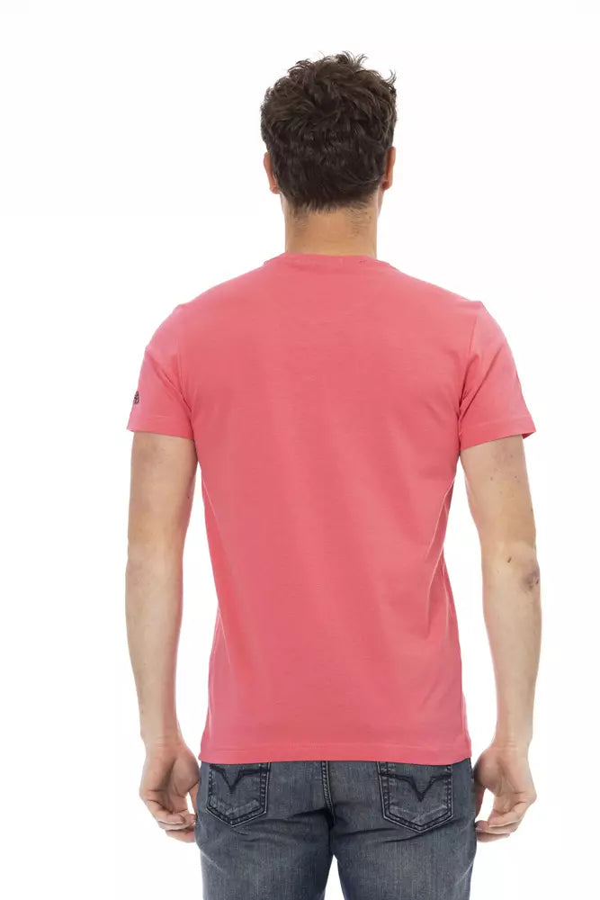 T-shirt homme en coton multicolore Trussardi Action