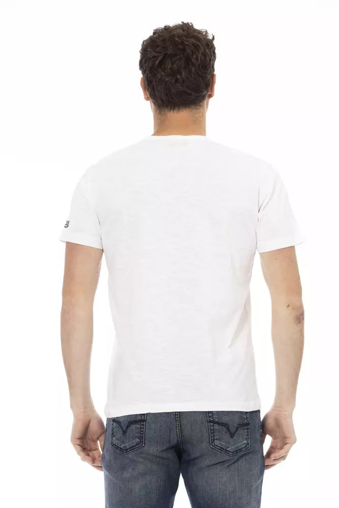 Trussardi Action wit katoenen heren T-shirt
