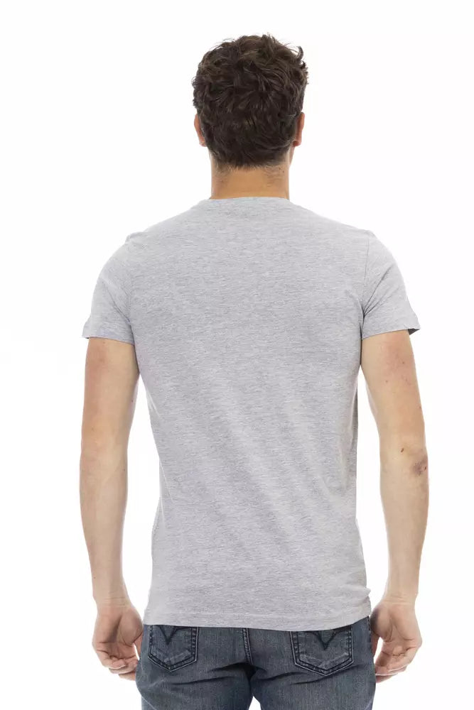 Trussardi Action Grijs Katoenen Heren T-Shirt