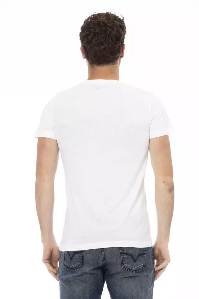 Trussardi Action wit katoenen heren T-shirt
