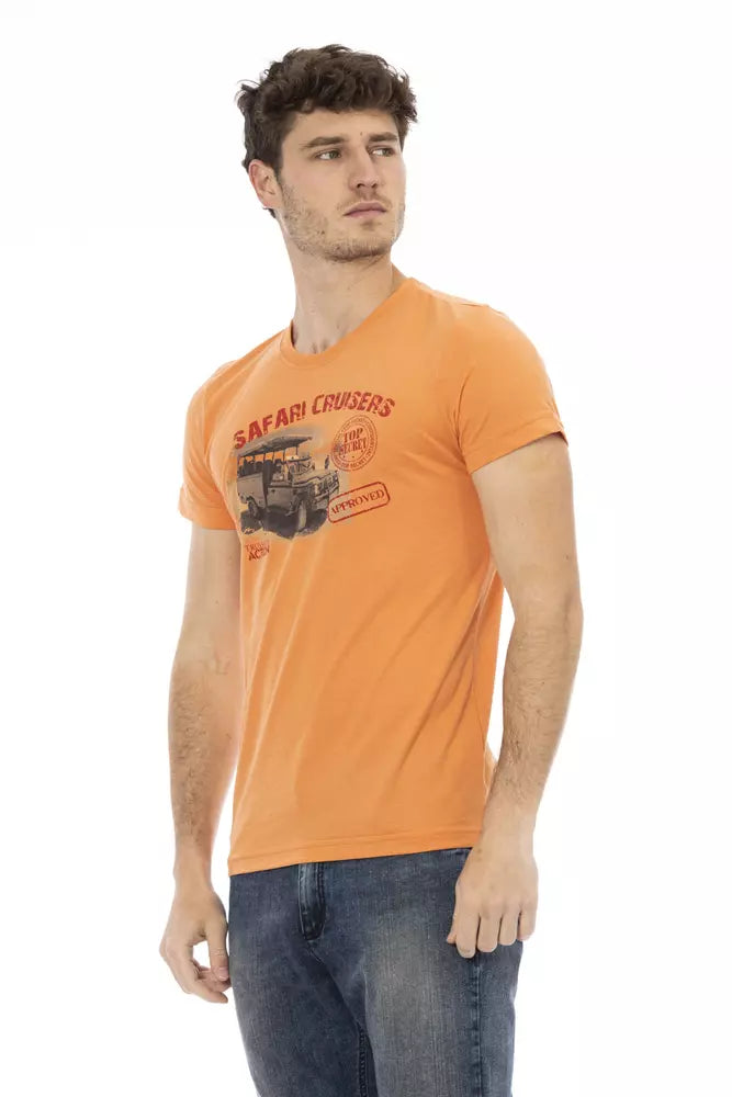 Trussardi Action Oranje Katoenen Heren T-Shirt
