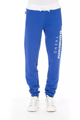 Pantalon de sport pour homme en coton bleu Baldinini Trend