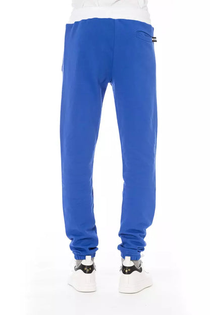 Pantalon de sport pour homme en coton bleu Baldinini Trend