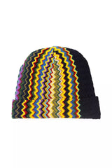 Chapeau homme en laine multicolore Missoni