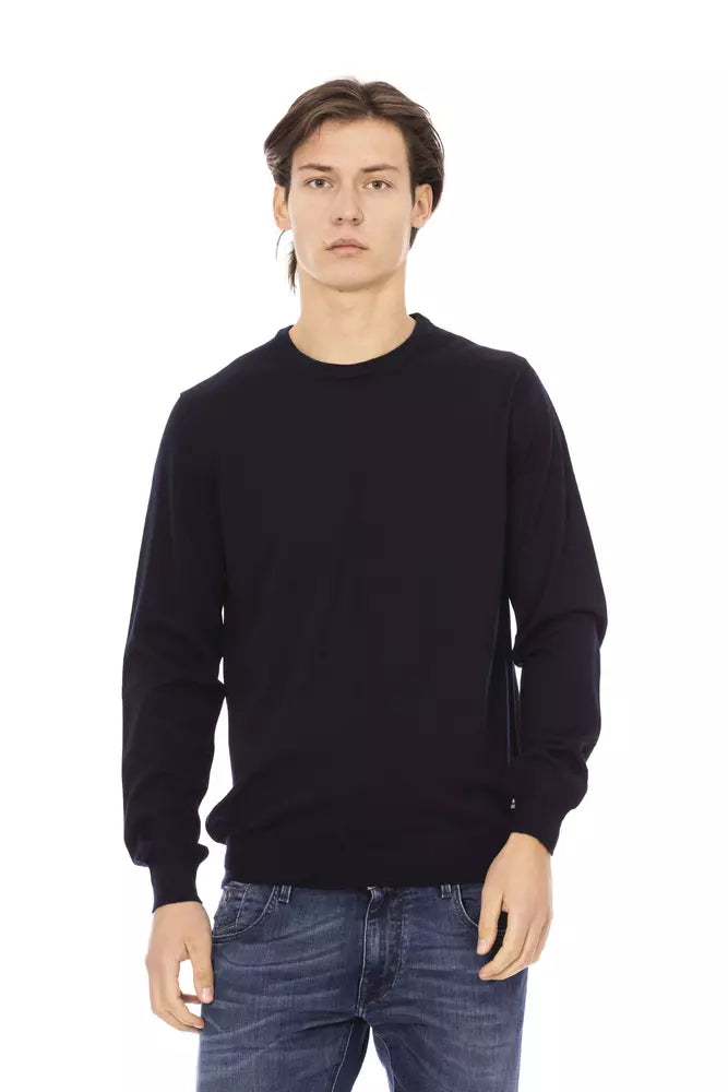 Pull en tissu bleu Baldinini Trend pour homme