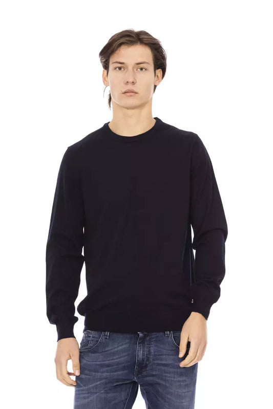 Pull en tissu bleu Baldinini Trend pour homme