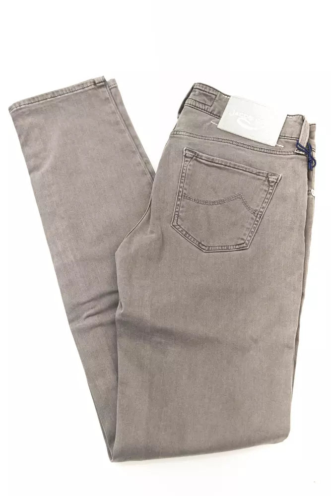 Jean Femme Jacob Cohen Gris - Denim de Luxe