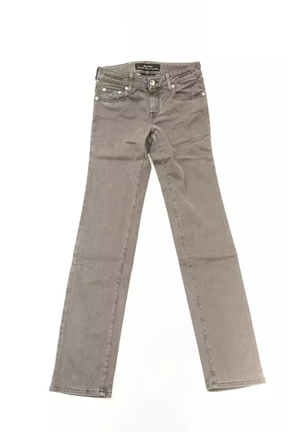Jeans en coton gris pour femme de Jacob Cohen