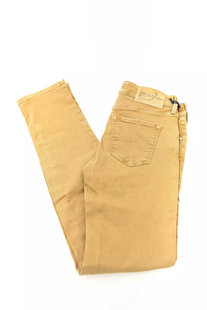 Jeans en coton beige pour femme de Jacob Cohen