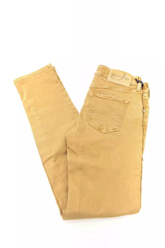 Jacob Cohen beige katoenen dames jeans