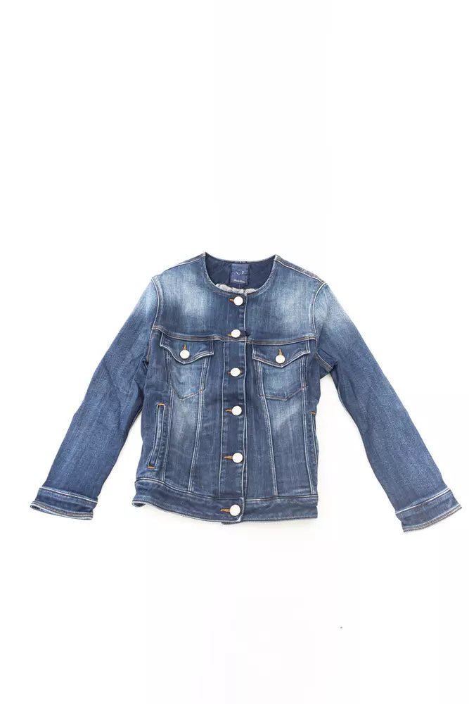Veste Femme Jacob Cohen en Coton Bleu - Élégante et Pratique