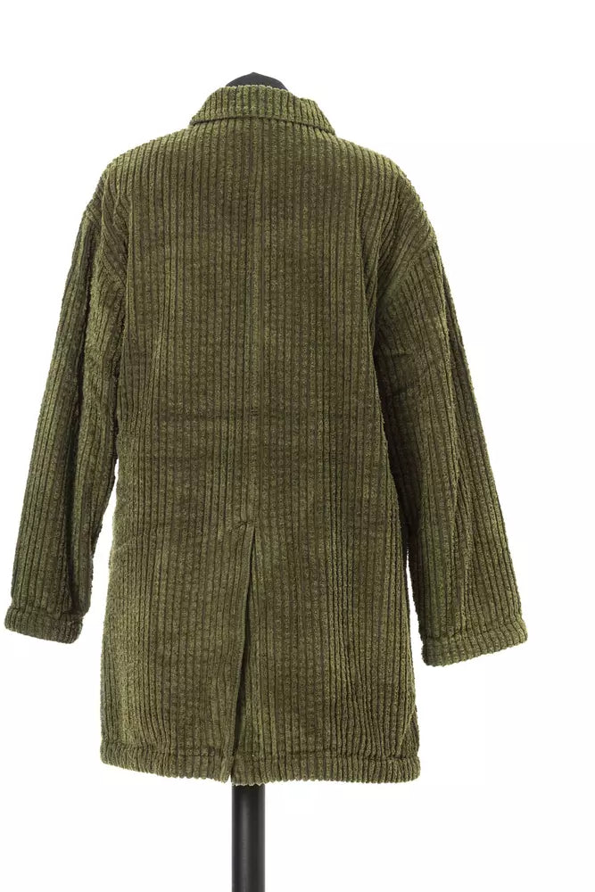 Jacob Cohen Veste Large Côtelée Verte pour Femmes
