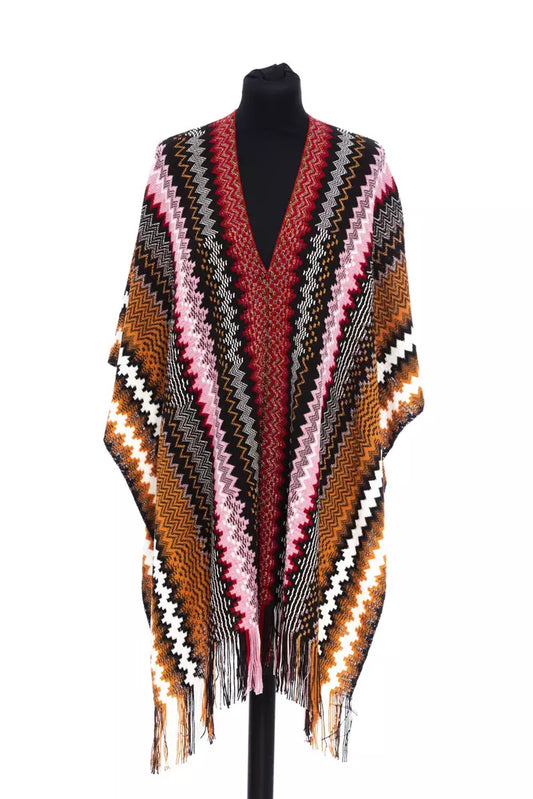 Missoni Poncho van wol in verschillende kleuren voor dames