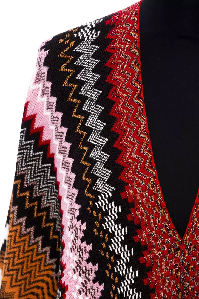 Missoni Multicolor Wool Poncho - Chic Italian Style