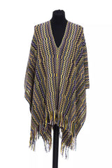 Missoni Multicolor Wool Poncho - Élégance et Créativité