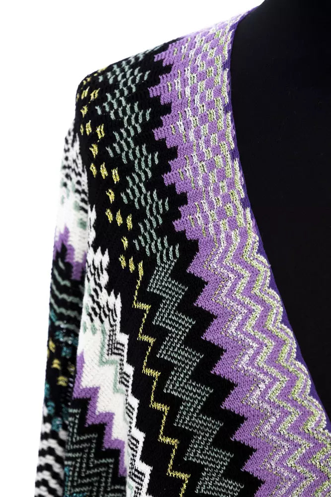 Missoni Poncho en Laine Multicolore Frangé pour Femmes