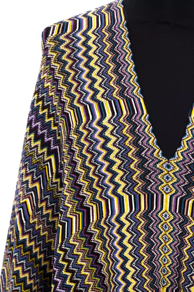 Missoni Multicolor Wool Poncho - Élégance et Créativité