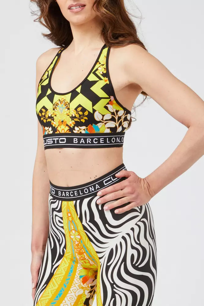 Custo Barcelona Top Femme Jaune en Polyamide