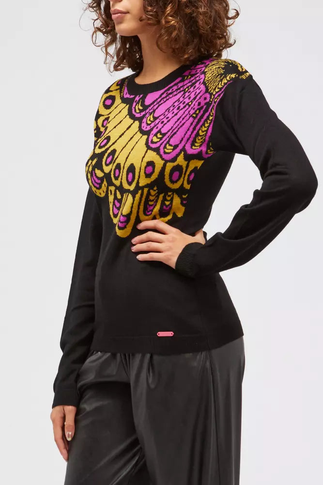 Custo Barcelona Pull Femme en Laine Noir