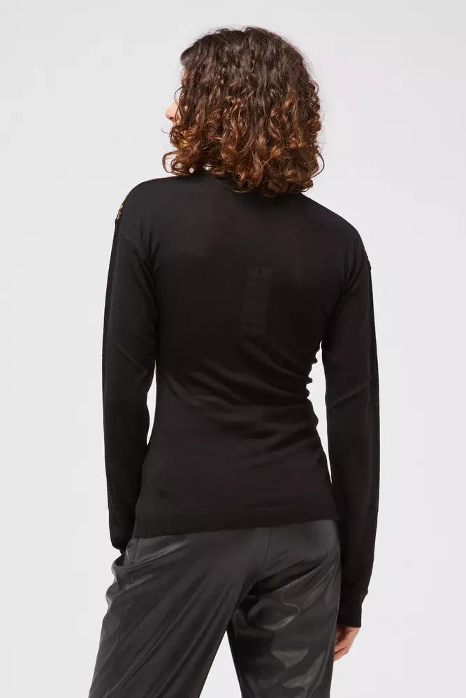 Custo Barcelona Pull Femme en Laine Noir