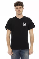 T-shirt noir en coton pour homme de Bikkembergs