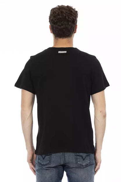 T-shirt noir en coton pour homme de Bikkembergs