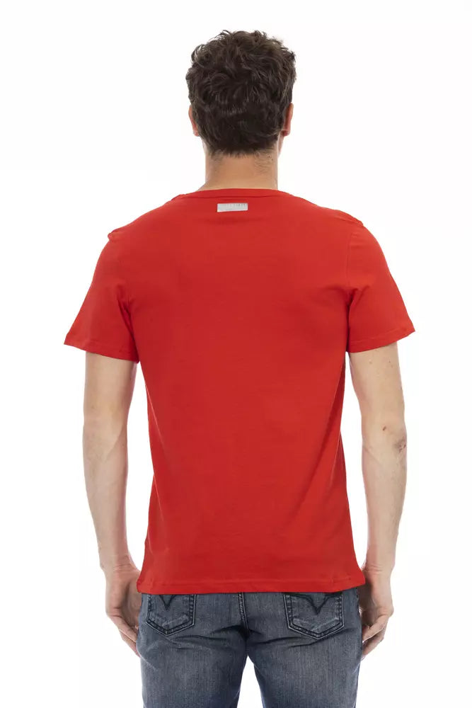 T-shirt rouge en coton pour homme de Bikkembergs
