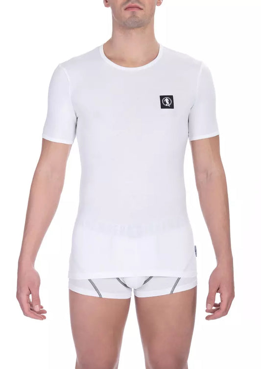 T-shirt blanc en coton pour homme de Bikkembergs