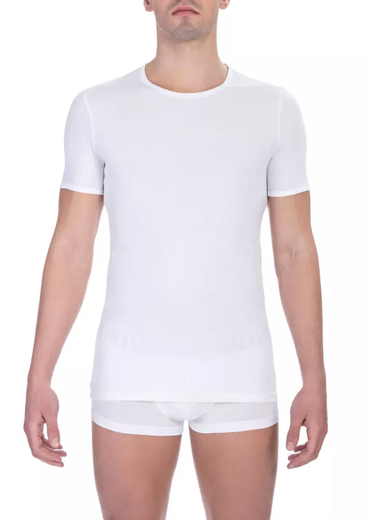 T-shirt blanc en coton pour homme de Bikkembergs
