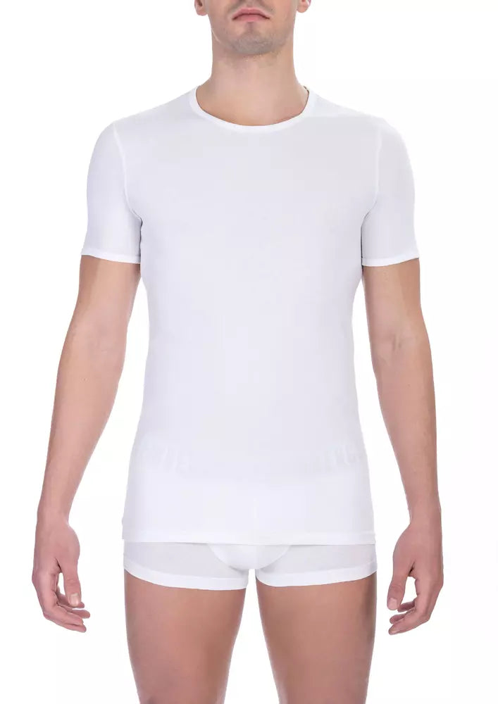T-shirt blanc en coton pour homme de Bikkembergs