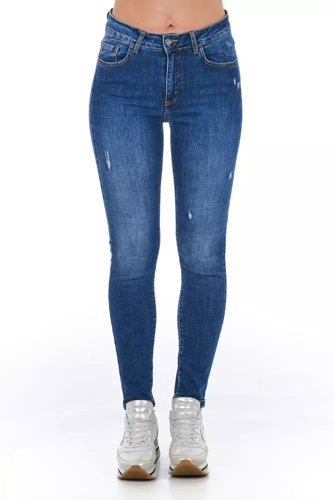 Frankie Morello Jeans Femme Denim Bleu W27