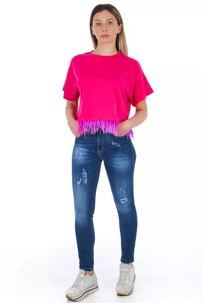 Frankie Morello Blue Denim Women's Jeans - Stylish and Versatile