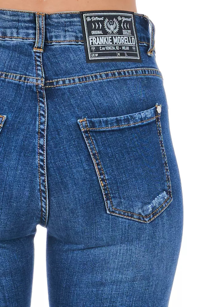 Frankie Morello Jeans Femme Denim Bleu W27