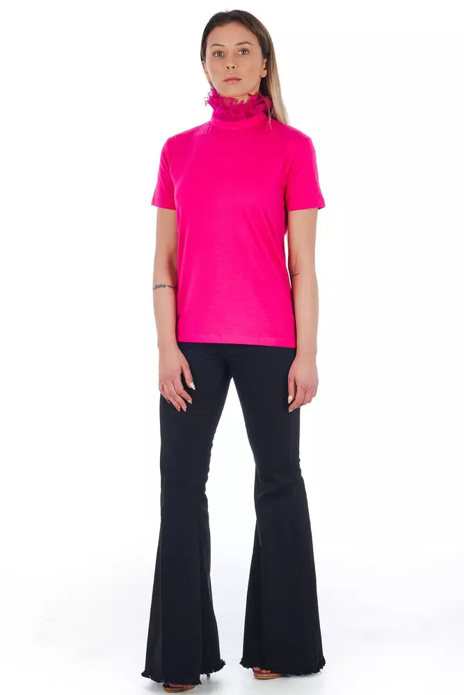 T-shirt femme en coton multicolore de Frankie Morello
