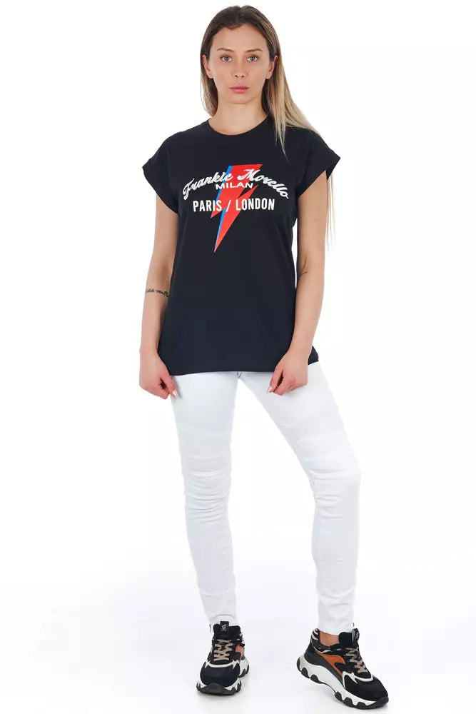Jeans femme en coton blanc Frankie Morello
