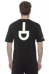 T-shirt homme en coton noir Tond