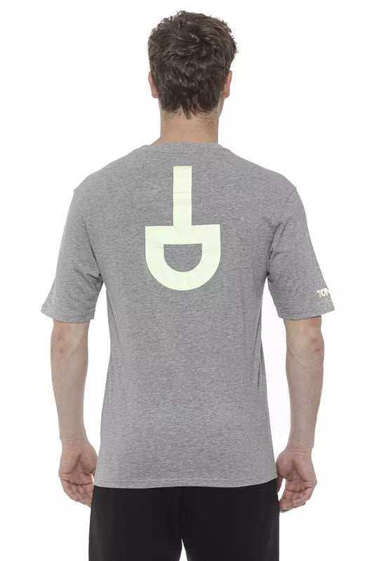 T-shirt homme en coton gris clair