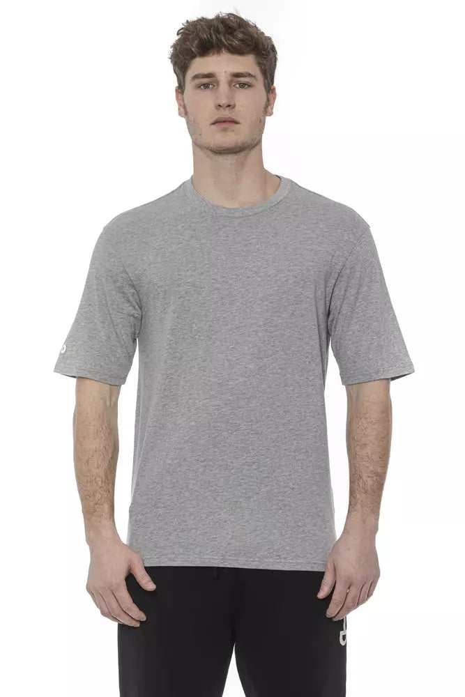 T-shirt homme en coton gris clair